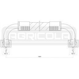 Kk8 2 5000 16 16 hydrolider hydraulic hose