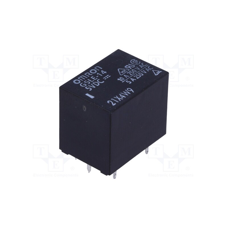 1 pcs x OMRON OCB - G5LE-14 5VDC - Relay: electromagnetic, SPDT, Ucoil: 5VDC, Icontacts max: 10A, PCB