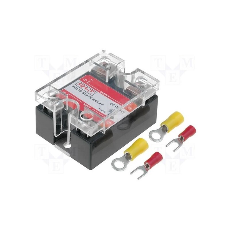 1 pcs x QLT POWER - SSR-2528ZD3 - Relay: solid state, Ucntrl: 4÷32VDC, 25A, 24÷280VAC, Series: SSR-Z