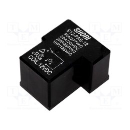 1 pcs x SHORI ELECTRIC - S12-PAS-12 - Relay: electromagnetic, SPST-NO, Ucoil: 12VDC, Icontacts max: 30A