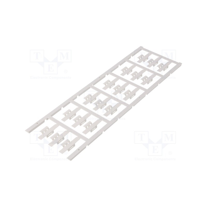 90 pcs x WEIDMu00dcLLER - SFC 2/30 MC NE GR - Markers, 3÷5mm, polyamide 66, grey, -40÷100°C, snap fastener, SFC