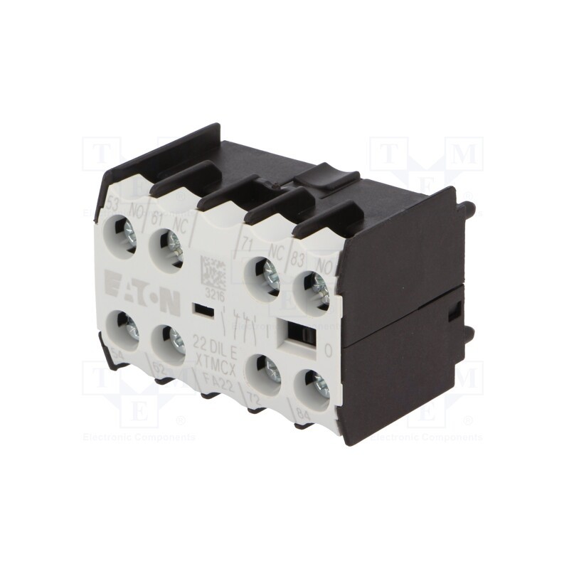 1 pcs x EATON ELECTRIC - 22DILE - Auxiliary contacts, Series: DILEM,DILER, Leads: screw terminals