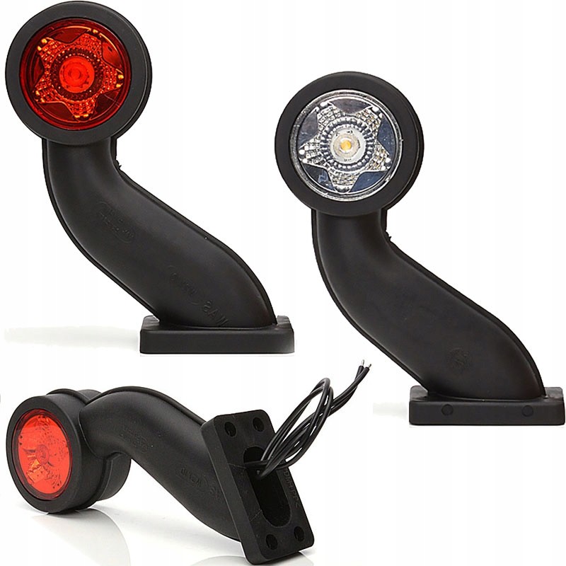 Set of trailer marker lamps, set of 2 pcs