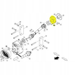 Rubber clutch front pto fendt 300 400 700 800
