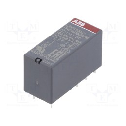 1 pcs x ABB - 1SVR405600R8000 - Relay: electromagnetic, SPDT, Ucoil: 110VDC, 16A, max.250VAC, PCB