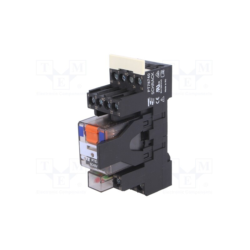 1 set x TE Connectivity - 9-1415075-1 - Relay: interface, 4PDT, Ucoil: 12VDC, 6A, 6A/250VAC, 6A/30VDC, 192Ω