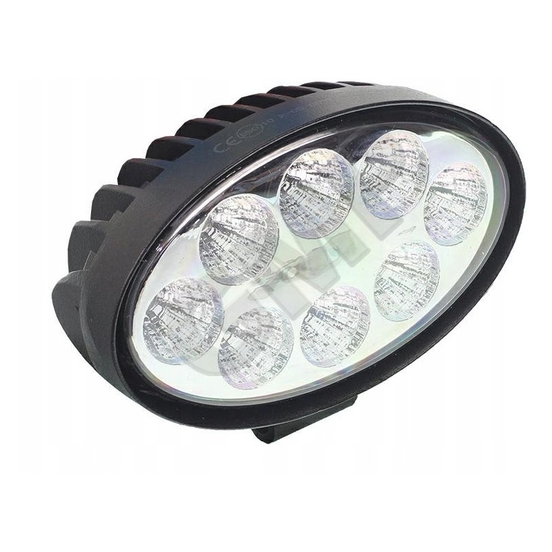 Work light halogen lamp 8 LED 24W oval a