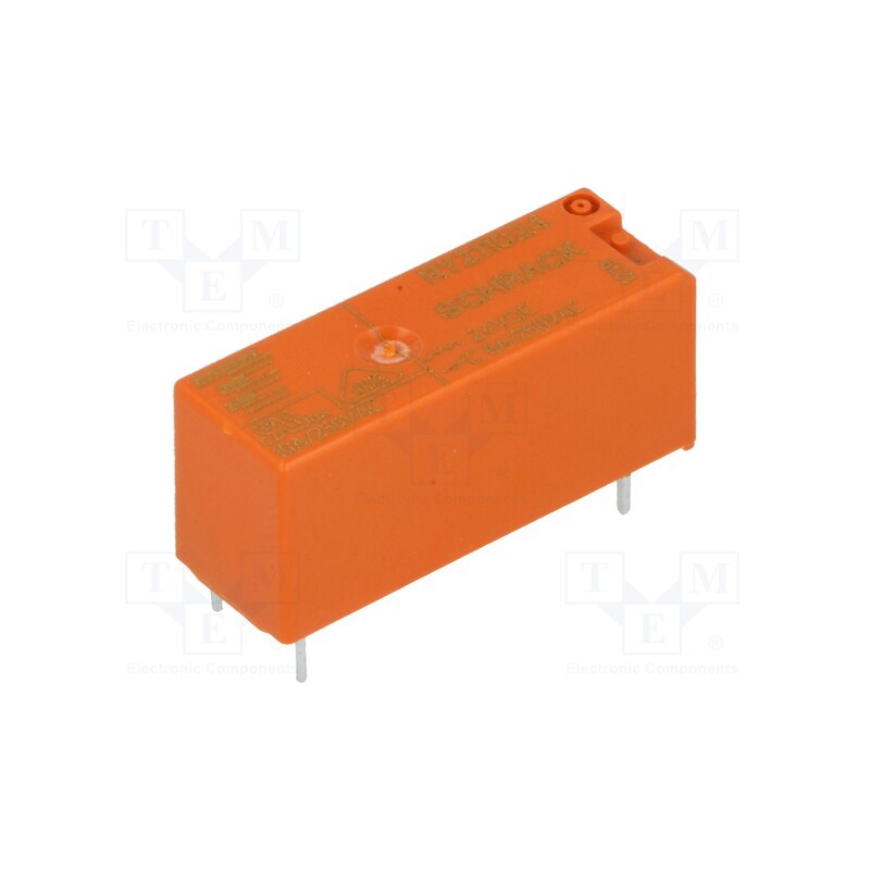1 pcs x TE Connectivity - 4-1393224-9 - Relay: electromagnetic, SPDT, Ucoil: 24VDC, Icontacts max: 8A, PCB
