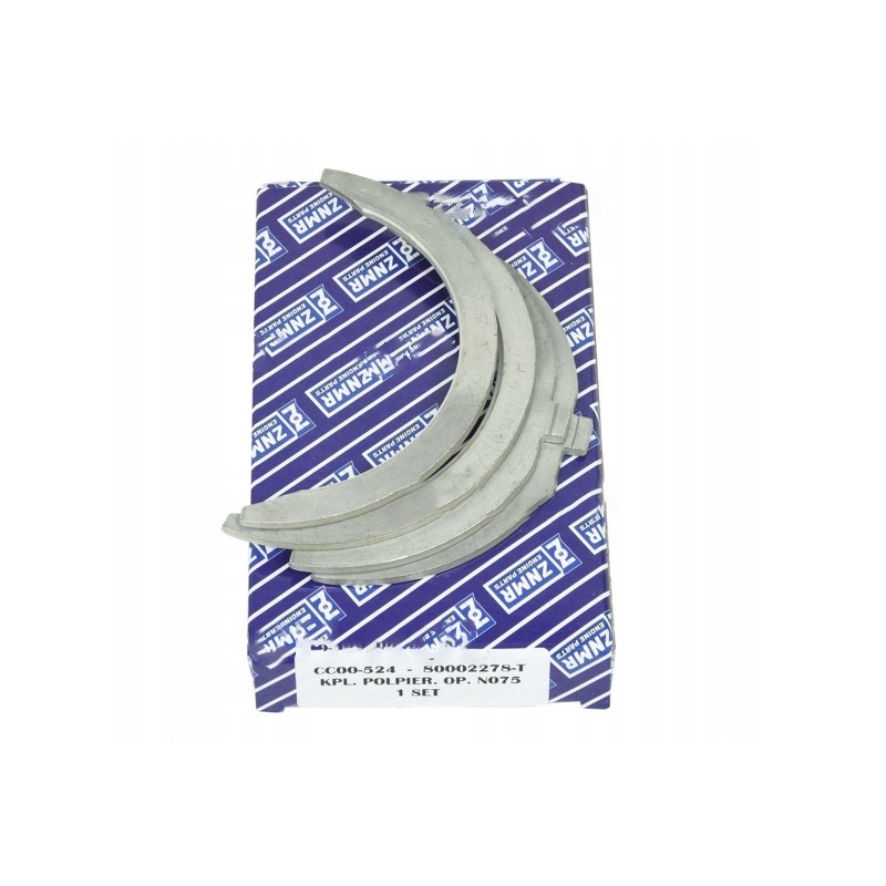 Set of half rings n075 bimetallic c 385 8000