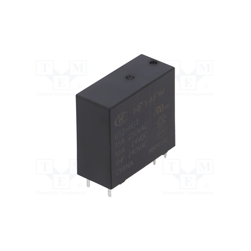 1 pcs x HONGFA RELAY - HF14FW/012-HST - Relay: electromagnetic, SPST-NO, Ucoil: 12VDC, 20A, 16A/240VAC