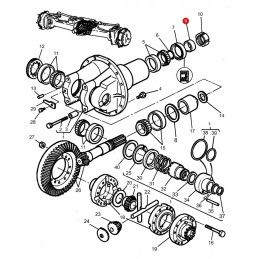 Oil seal mf 3428314m1 corteco 12013465b