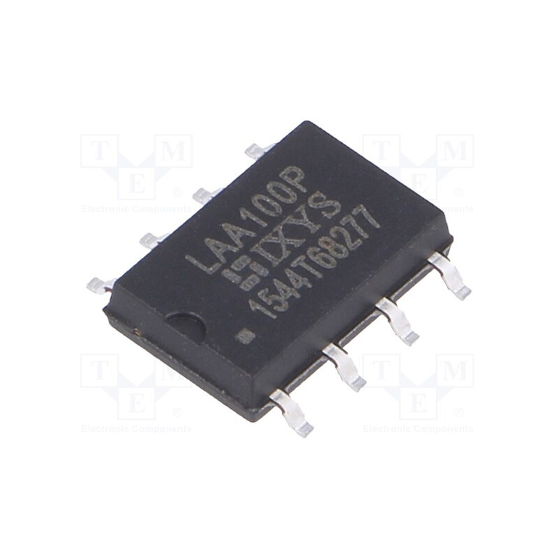1 pcs x IXYS - LAA100P - Relay: solid state, SPST-NO x2, Icntrl max: 50mA, 120mA, 25Ω, SMT
