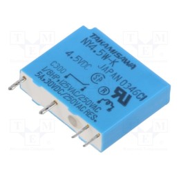 1 pcs x FUJITSU - NY-4.5W-K - Relay: electromagnetic, SPST-NO, Ucoil: 4.5VDC, 5A, 5A/250VAC, PCB