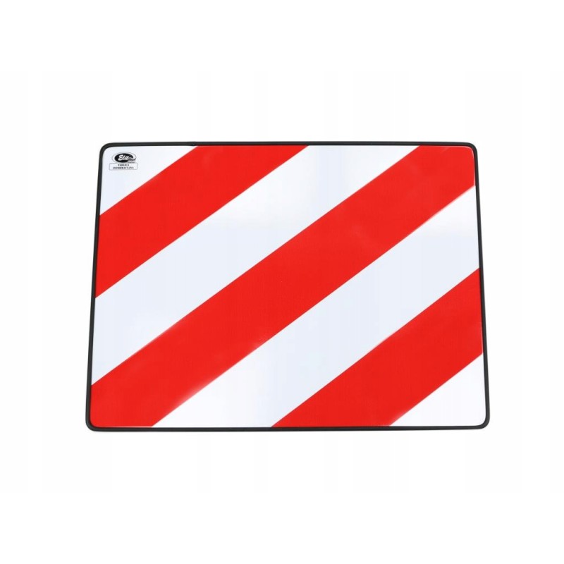 Reflective warning board, left, 400mm 300mm