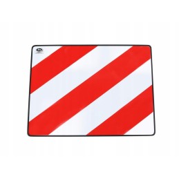 Reflective warning board, left, 400mm 300mm