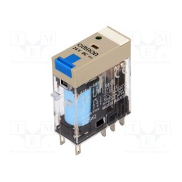 1 pcs x OMRON - G2R-2-SNI 24VDC (S) - Relay: electromagnetic, DPDT, Ucoil: 24VDC, Icontacts max: 5A