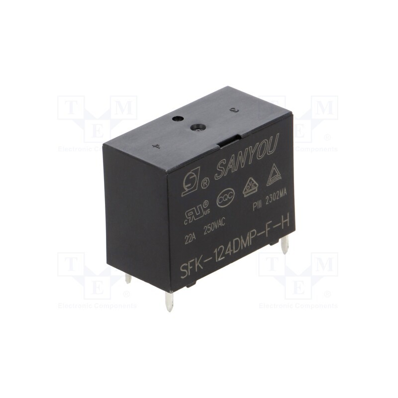 1 pcs x SANYOU - SFK-124DMP-F-H - Relay: electromagnetic, SPST-NO, Ucoil: 24VDC, 25A, Series: SFK-H