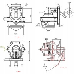 Deutz Fahr fuel feed pump 4157603