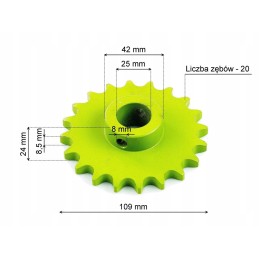 Gear wheel with 20 claas 605421 605421 00
