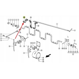 661635 01 cover spring 2 5 x 51 x 266 mm