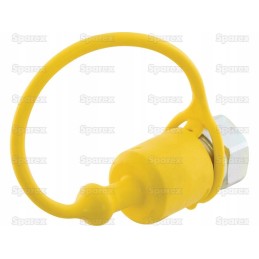Faster cap yellow PVC 3 8 small coupling 5 pcs