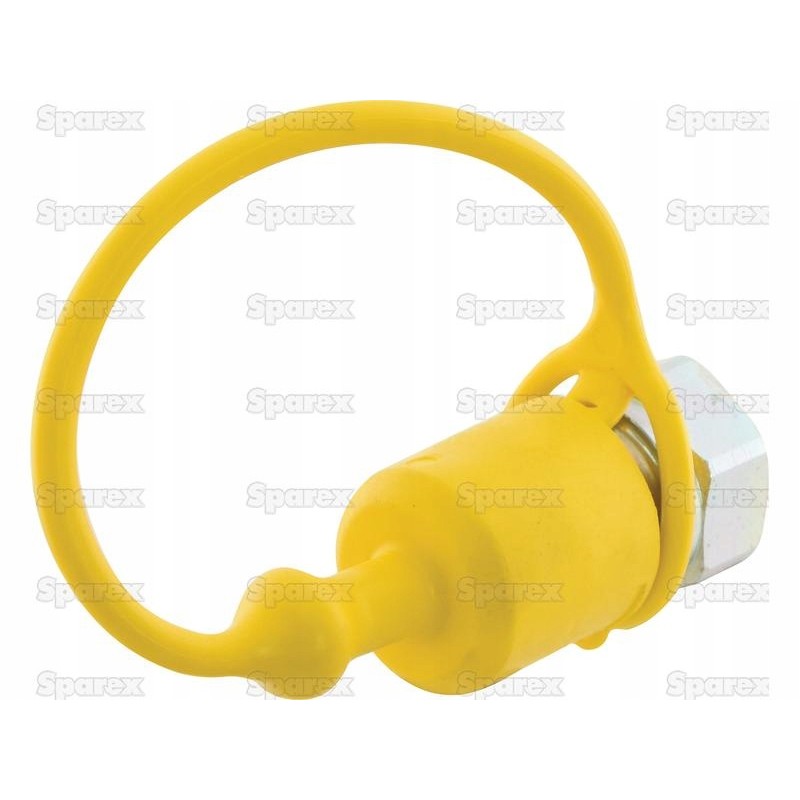 Faster cap yellow PVC 3 8 small coupling 5 pcs