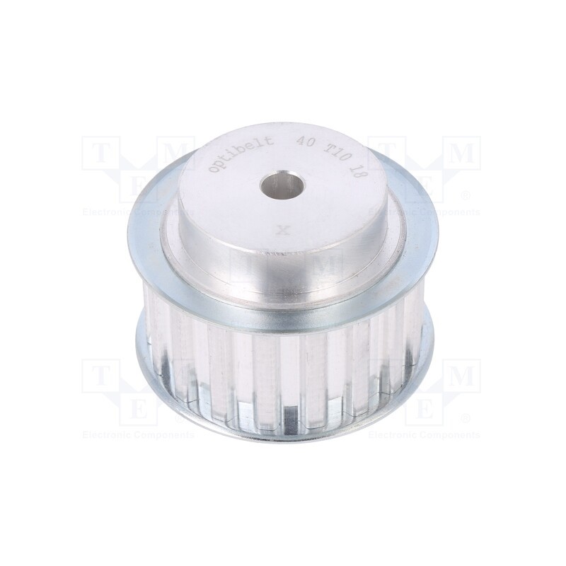 1 pcs x OPTIBELT - 40 T10 18-200ZA - Belt pulley, T10, W: 25mm, whell width: 40mm, Ø: 55.45mm, aluminium