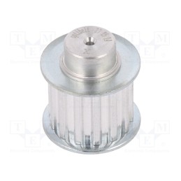 1 pcs x OPTIBELT - 27 T5 14-200ZA - Belt pulley, T5, W: 16mm, whell width: 27mm, Ø: 1.45mm, aluminium