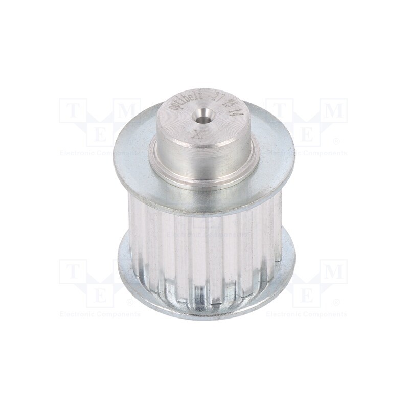 1 pcs x OPTIBELT - 27 T5 14-200ZA - Belt pulley, T5, W: 16mm, whell width: 27mm, Ø: 1.45mm, aluminium