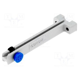 1 pcs x ESSENTRA - VMCG2-65-MPBL - PCB guide, polyamide, L: 65mm, B: 56.5mm, Mount.plate thick: 1.6mm