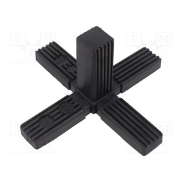 1 pcs x ELESA+GANTER - 430086 - Mounting coupler, for profiles, Mat: polyamide, -30÷100°C, I: 79mm
