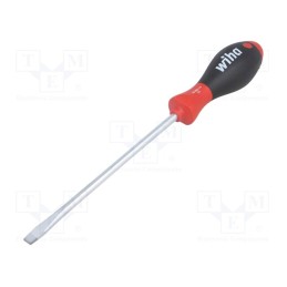 1 pcs x WIHA - 709 - Screwdriver, slot, 8,0x1,6mm, SoftFinish®, Blade length: 175mm