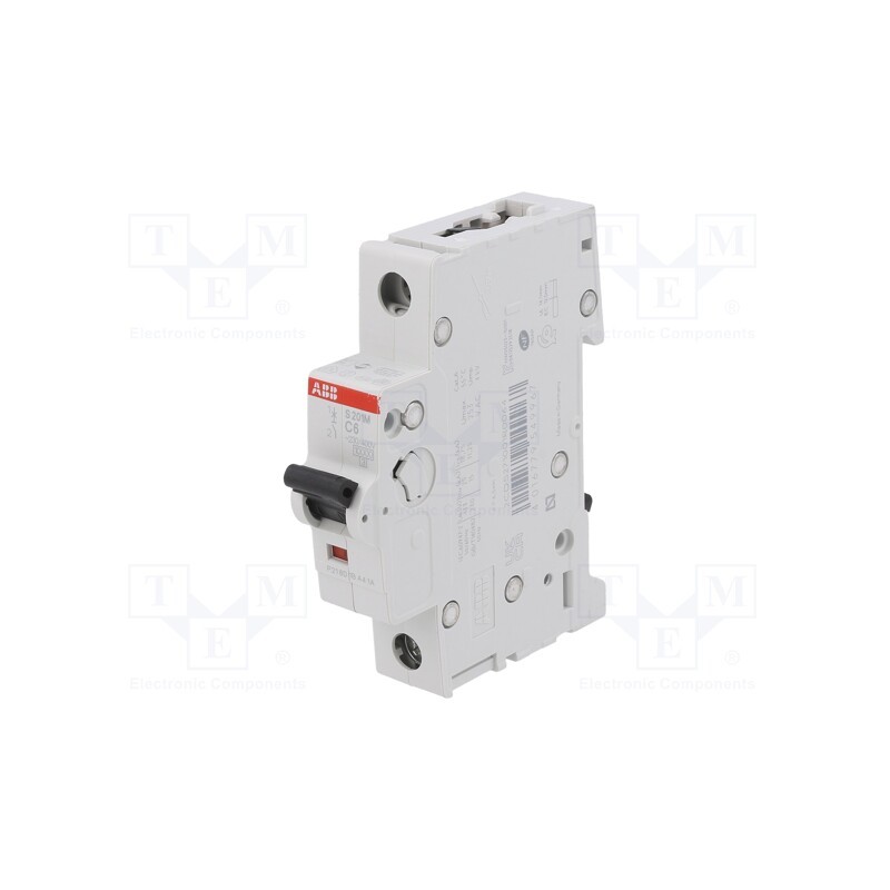 1 pcs x ABB - 2CDS271001R0064 - Circuit breaker, 230/400VAC, Inom: 6A, Poles: 1, Charact: C, 10kA
