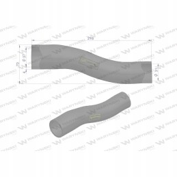 Upper radiator pipe 3134506r1 Warynski