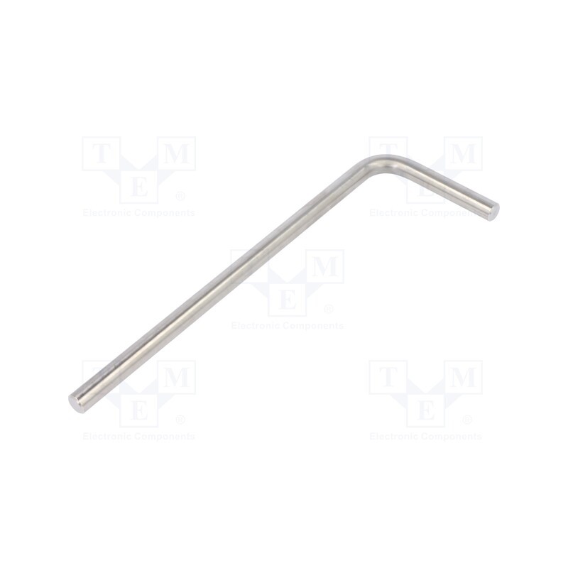 1 pcs x ELESA+GANTER - GN 480.3-D10-70-210-NI - Connecting tubes, angular, D: 10mm, L: 210mm, stainless steel, oval