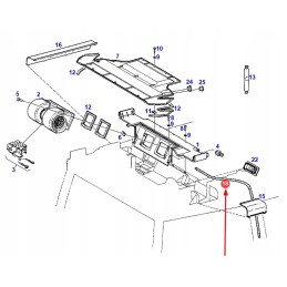 X325100082700 air supply pipe