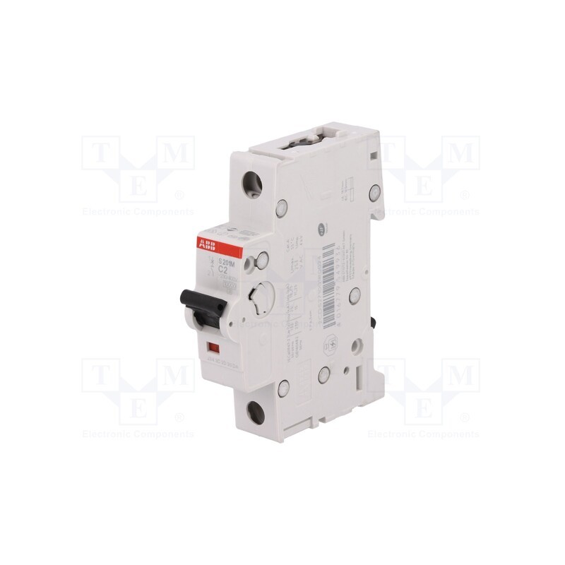 1 pcs x ABB - 2CDS271001R0024 - Circuit breaker, 230/400VAC, Inom: 2A, Poles: 1, Charact: C, 10kA
