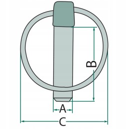 Cotter pin 395095409 walterscheid