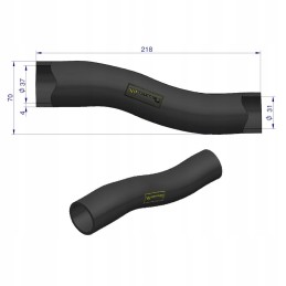 Upper radiator hose case ih 3134506r1 warynski