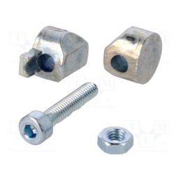 1 pcs x FATH - 099A0520S02 - Mounting coupler, for profiles, Width of the groove: 5mm