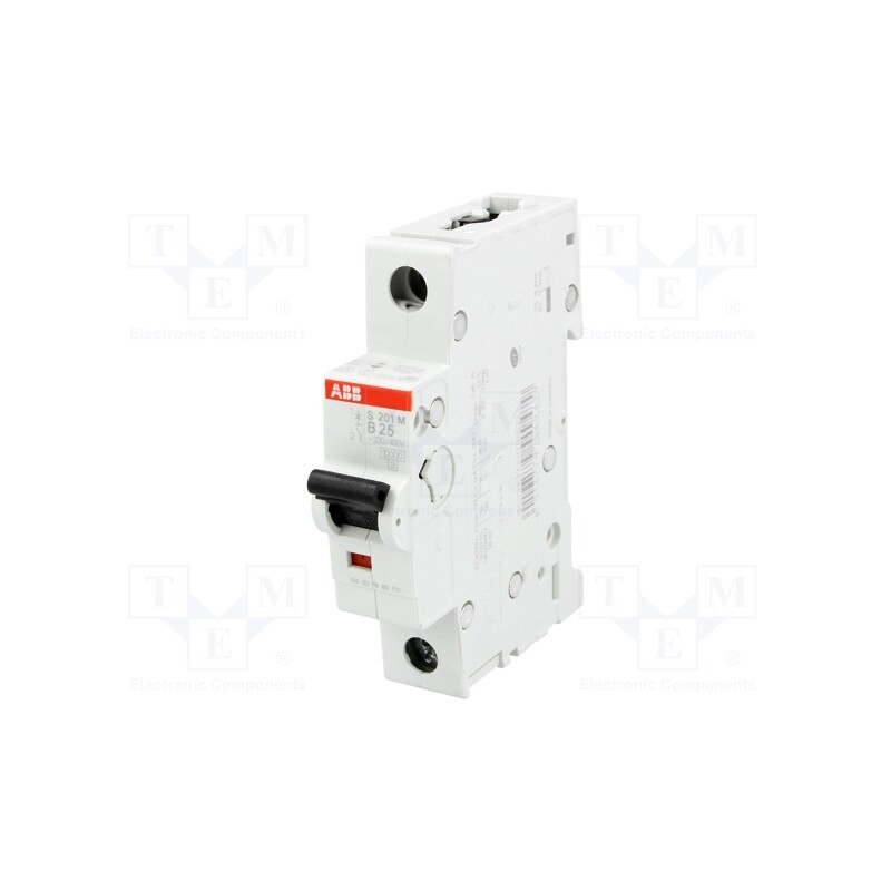 1 pcs x ABB - 2CDS271001R0255 - Circuit breaker, 230/400VAC, Inom: 25A, Poles: 1, Charact: B, 10kA