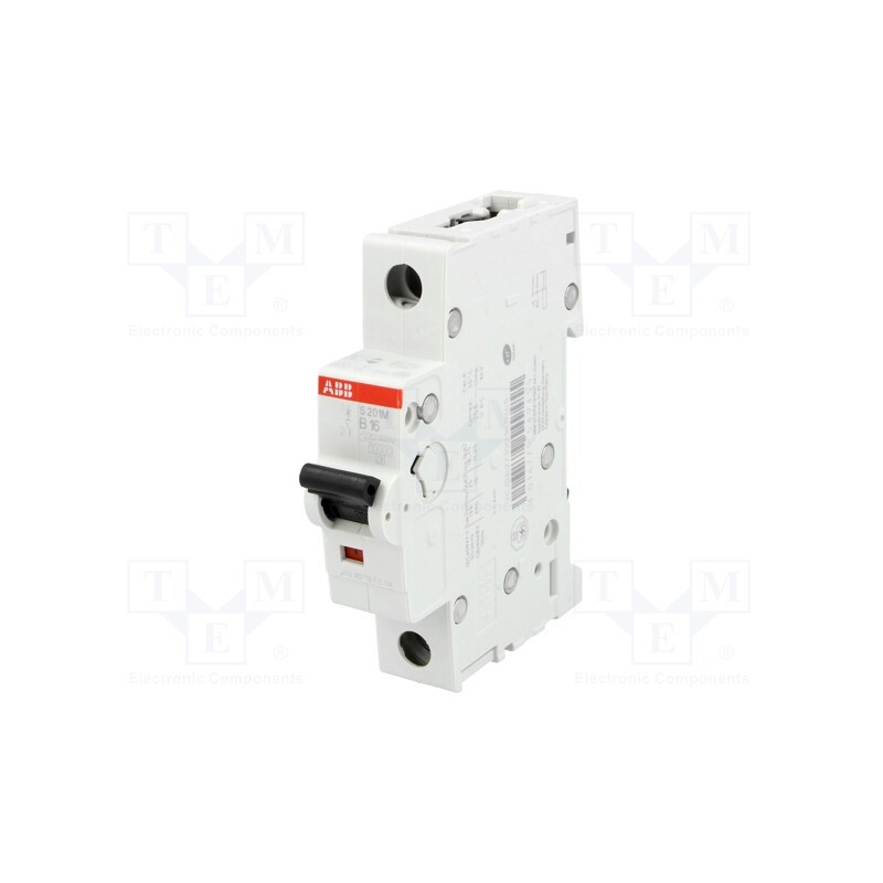 1 pcs x ABB - 2CDS271001R0165 - Circuit breaker, 230/400VAC, Inom: 16A, Poles: 1, Charact: B, 10kA