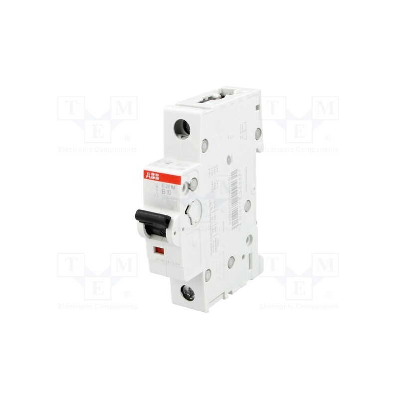 1 pcs x ABB - 2CDS271001R0105 - Circuit breaker, 230/400VAC, Inom: 10A, Poles: 1, Charact: B, 10kA