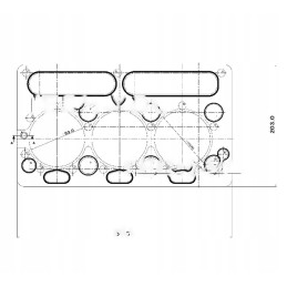 MF 3 head gasket, all copper, silicone-free
