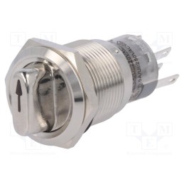 1 pcs x ONPOW - LAS1-AGQ-11X/23/R/24V/S - Switch: rotary, Pos: 2, SPDT, 0.5A/220VAC, 1A/24VDC, -20÷55°C, 50mΩ