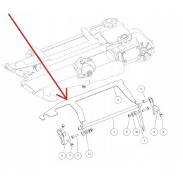 M1 80215 left gap adjustment strip