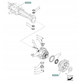 New Holland Case 87 front axle brass bushing
