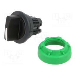 1 pcs x SCHNEIDER ELECTRIC - ZB5FD3 - Switch: rotary, 30mm, Stabl.pos: 3, black, none, IP66, witout symbol