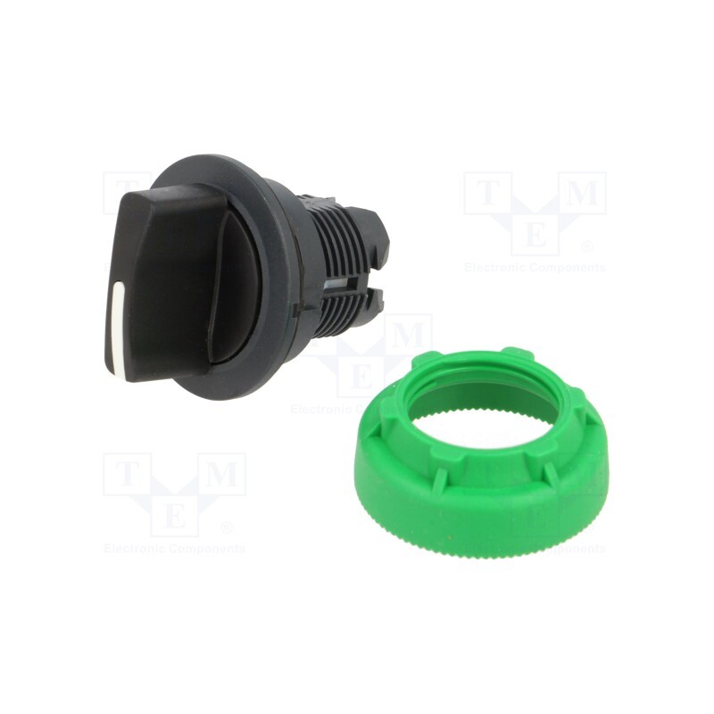 1 pcs x SCHNEIDER ELECTRIC - ZB5FD3 - Switch: rotary, 30mm, Stabl.pos: 3, black, none, IP66, witout symbol