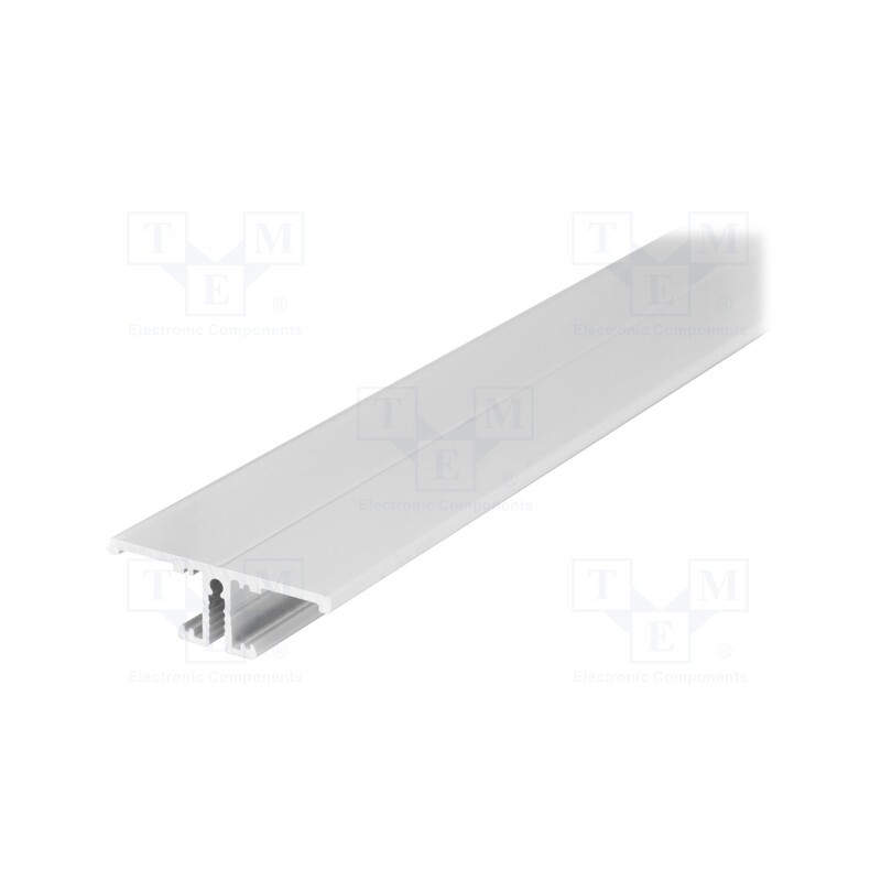 1 pcs x TOPMET - 90020001 - Profiles for LED modules, white, L: 1m, BACK10, aluminium